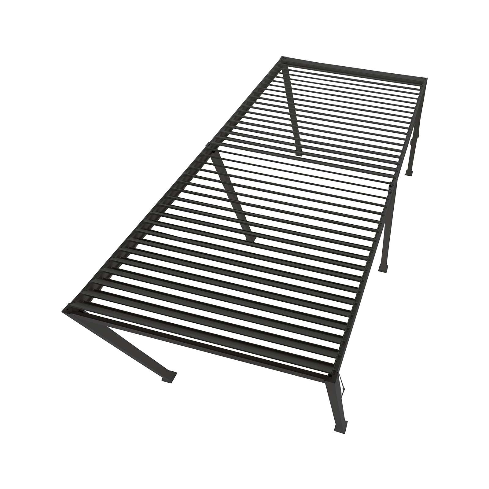Nova <br> Titan Aluminium Pergola - 6m x 3m Rectangular - Grey