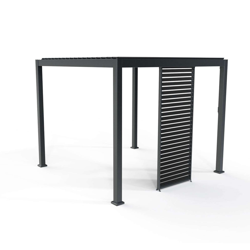 Nova <br> Titan 1m Aluminium Side Wall for 3m x 3m Titan Pergola - Grey