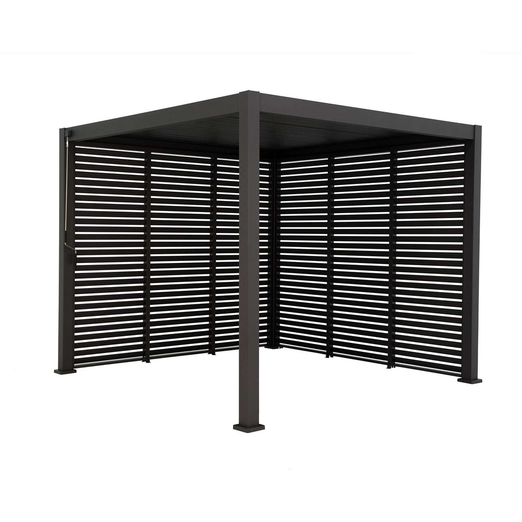 Nova <br> Titan 1m Aluminium Side Wall for 3m x 3m Titan Pergola - Grey