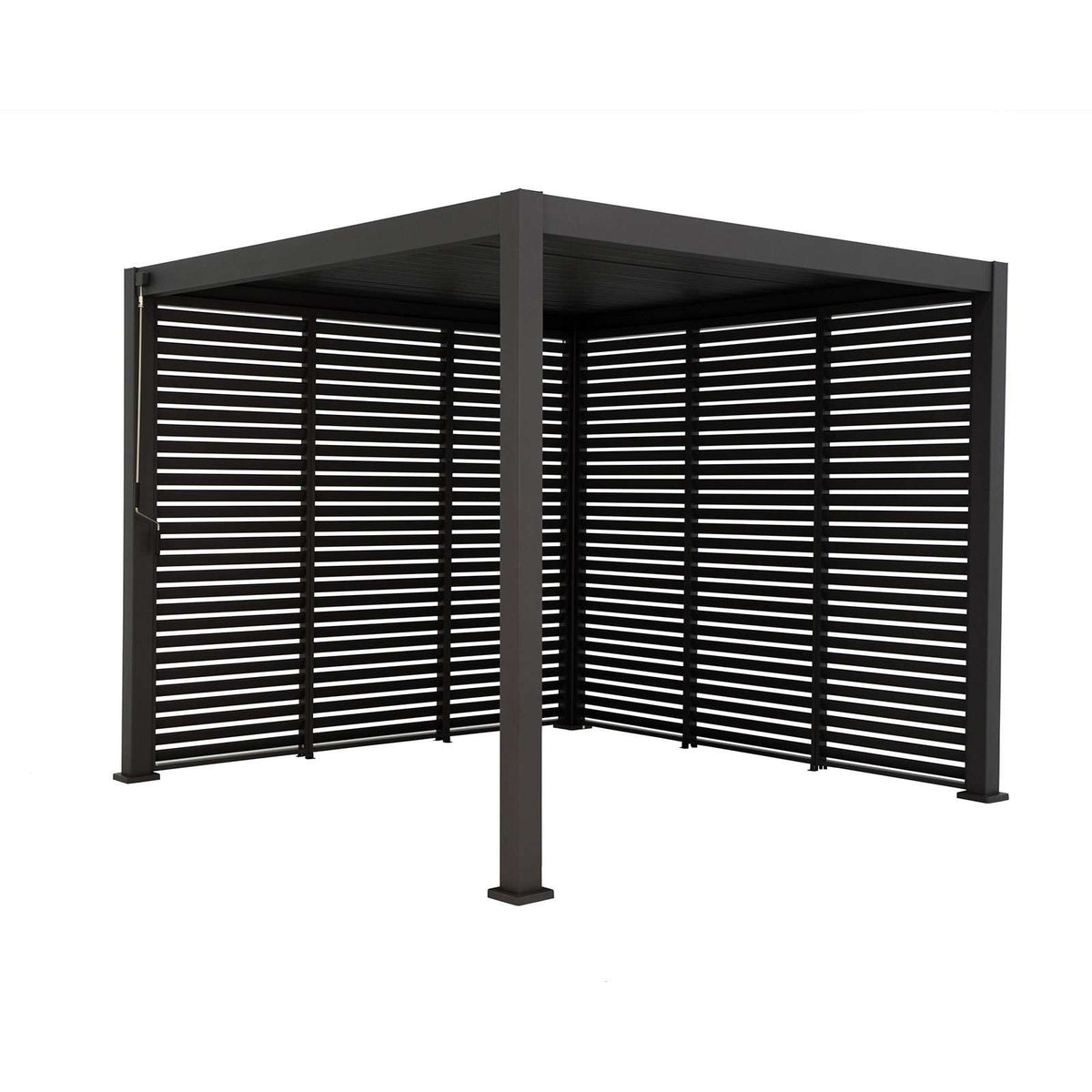 Nova <br> Titan 1m Aluminium Side Wall for 3m x 3m Titan Pergola - Grey