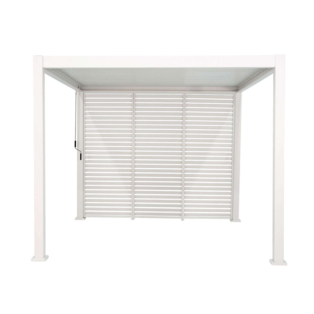 Nova <br> Titan 1m Aluminium Side Wall for 3m x 3m Titan Pergola - White