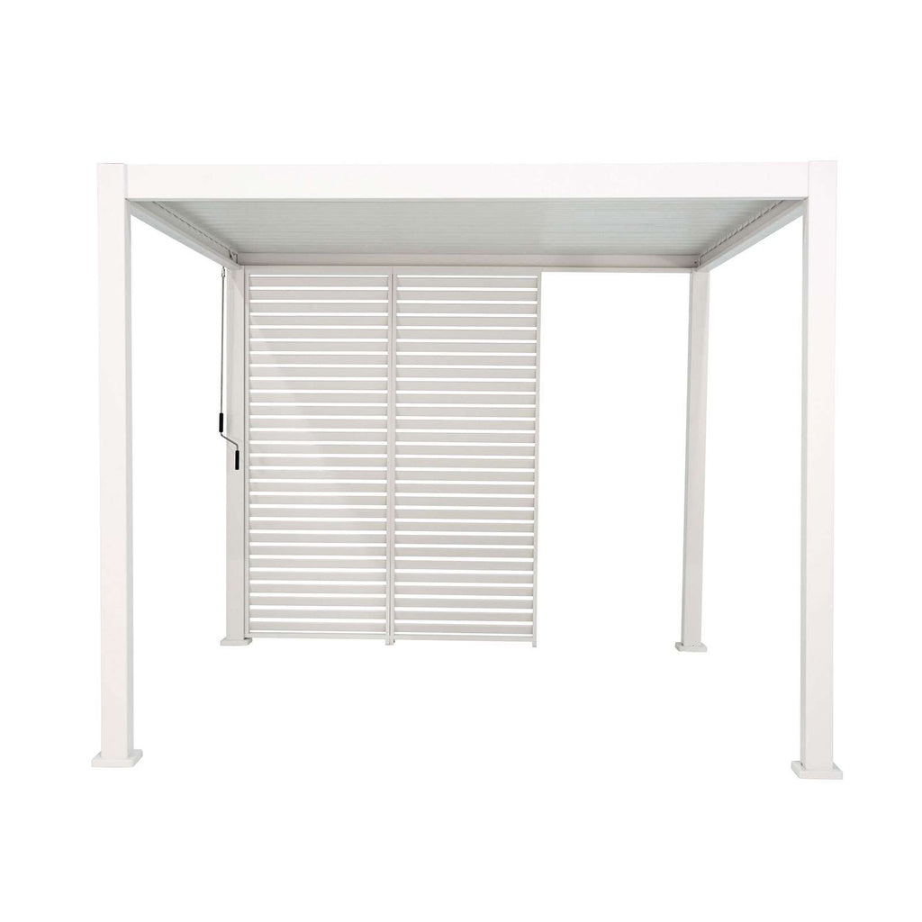 Nova <br> Titan 1m Aluminium Side Wall for 3m x 3m Titan Pergola - White