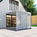 Nova <br> Titan 1m Aluminium Side Wall for 3m x 3m Titan Pergola - White