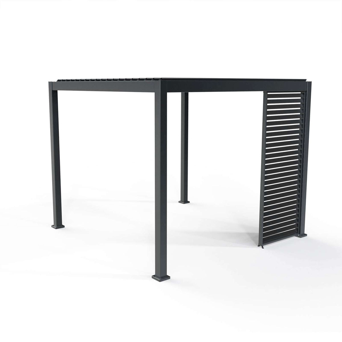 Nova <br> Titan 1.2m Aluminium Side Wall for 3.6m x 3m Titan Pergola - Grey