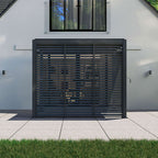 Nova <br> Titan 1.33m Aluminium Side Wall for 4m x 3m Titan Pergola - Grey