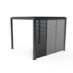 Nova <br> Titan 1.33m Aluminium Side Wall for 4m x 3m Titan Pergola - Grey