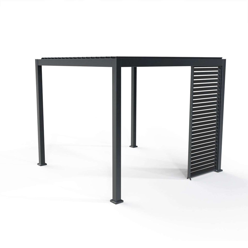 Nova <br> Titan 1.33m Aluminium Side Wall for 4m x 3m Titan Pergola - Grey
