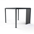 Nova <br> Titan 1.33m Aluminium Side Wall for 4m x 3m Titan Pergola - Grey