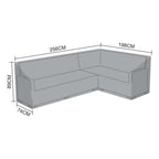 Nova <br> Cover for Right Hand Corner Dining Set