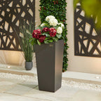 Nova <br>Tower Aluminium Planter - Medium - Grey