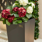 Nova <br>Tower Aluminium Planter - Medium - Grey