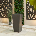 Nova <br>Tower Aluminium Planter - Medium - Grey