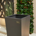 Nova <br>Tower Aluminium Planter - Medium - Grey