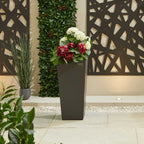 Nova <br>Tower Aluminium Planter - Medium - Grey