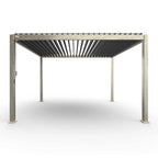 Nova <br> Titan Aluminium Pergola - 4m x 3m Rectangular - Wood Effect -