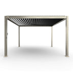 Nova <br> Titan Aluminium Pergola - 4m x 3m Rectangular - Wood Effect -
