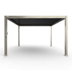 Nova <br> Titan Aluminium Pergola - 4m x 3m Rectangular - Wood Effect -