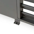 Nova <br> Titan Aluminium Pergola 31cm Solid Side Wall Panel - Grey