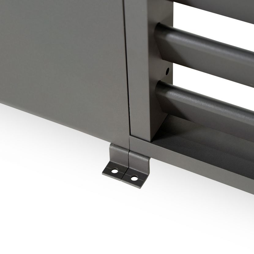 Nova <br> Titan Aluminium Pergola 31cm Solid Side Wall Panel - Grey