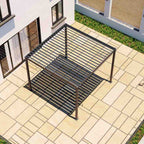 Nova <br> Shadow Pergola - 3m x 3m Square - Grey
