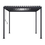 Nova <br> Shadow Pergola - 3m x 3m Square - Grey