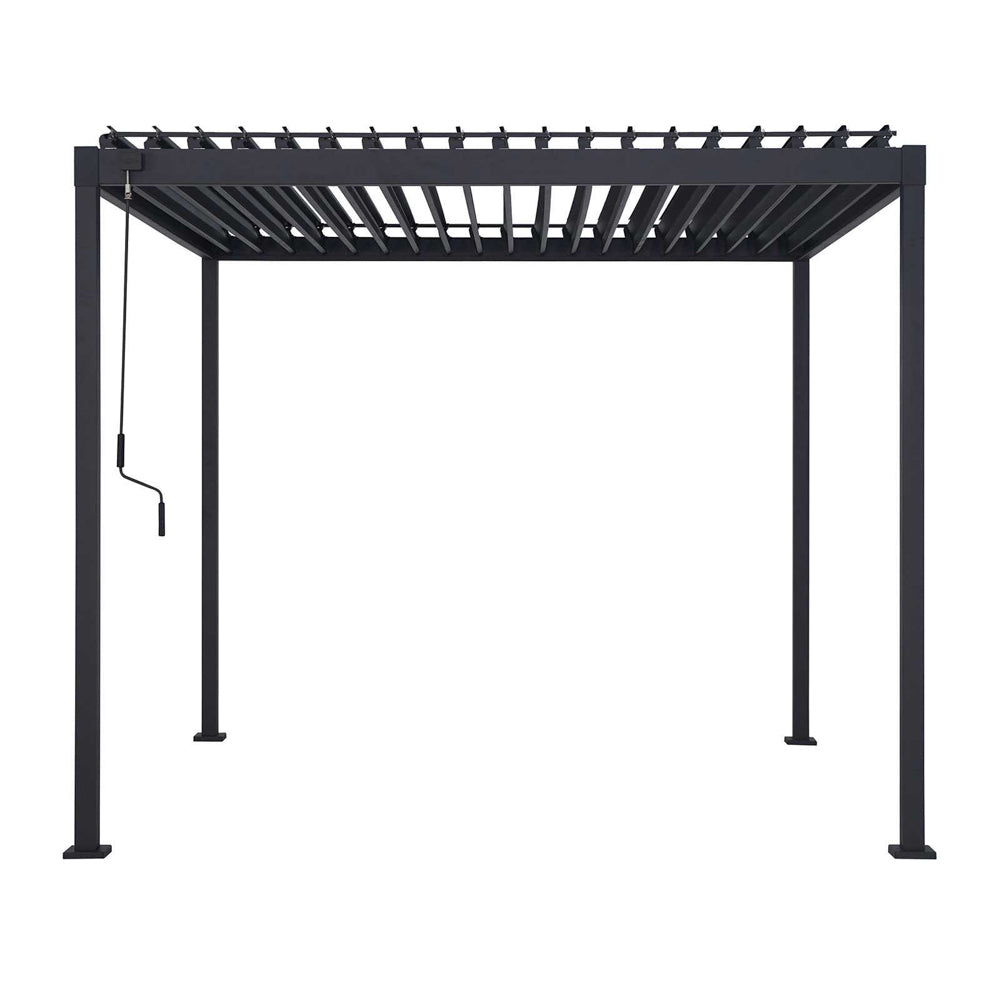 Nova <br> Shadow Pergola - 3m x 3m Square - Grey