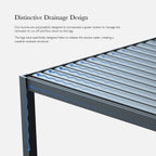 Nova <br> Titan 3m x 3m Pergola Wood Effect