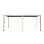 Nova <br> Titan 6m x 3m Rectangular Aluminium Pergola - Wood Effect