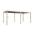 Nova <br> Titan 6m x 3m Rectangular Aluminium Pergola - Wood Effect