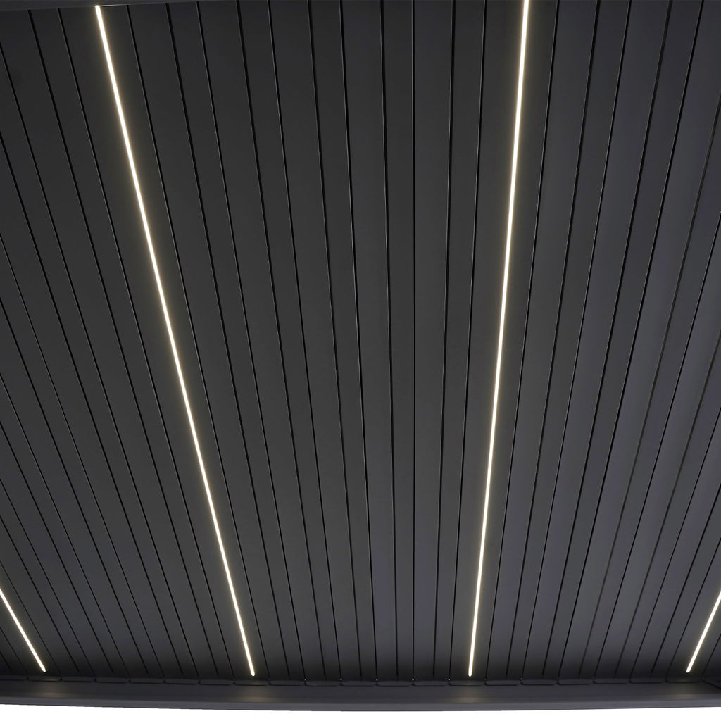 Nova <br> Titan 3m LED Louvre - Grey