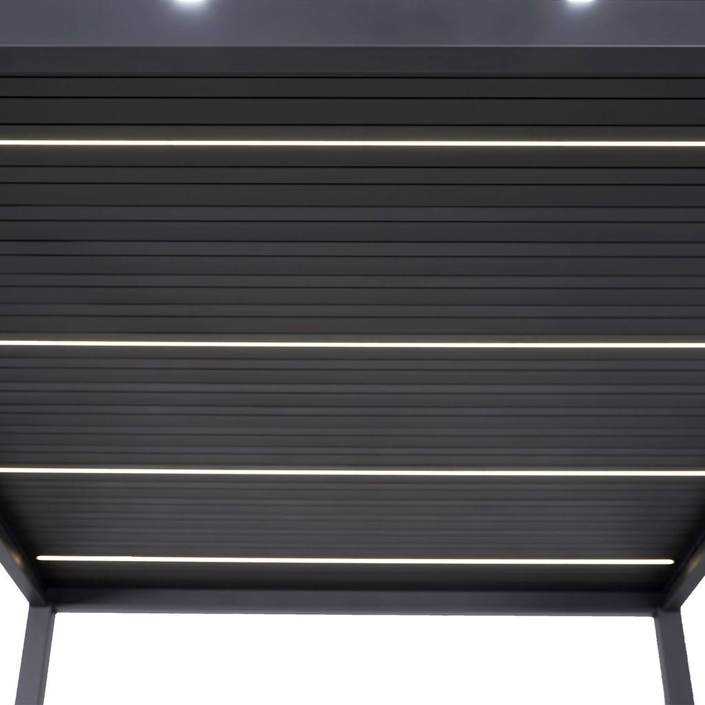 Nova <br> Titan 3m LED Louvre - Grey