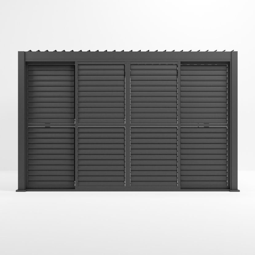 Nova <br> Titan Sliding Doors for 4m Titan Pergola - Grey