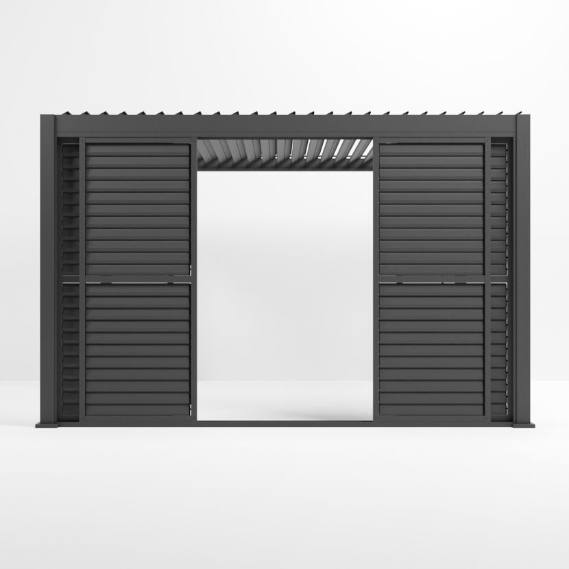 Nova <br> Titan Sliding Doors for 4m Titan Pergola - Grey