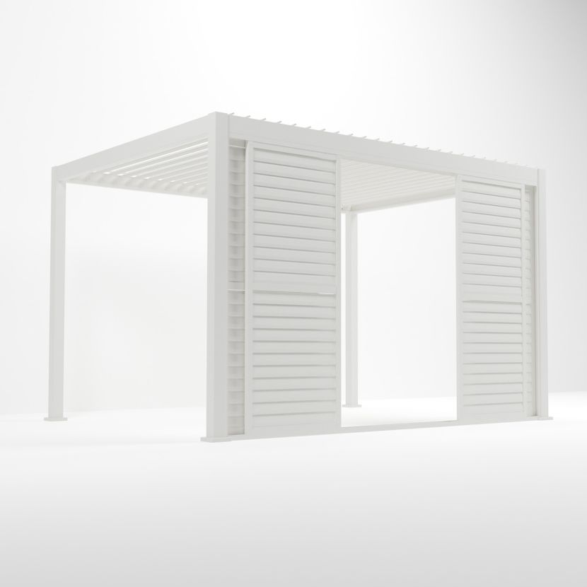 Nova <br> Titan Sliding Doors for 4m Titan Pergola - White