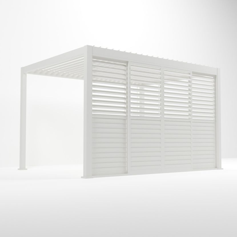 Nova <br> Titan Sliding Doors for 4m Titan Pergola - White