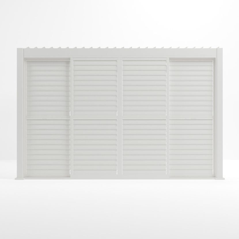 Nova <br> Titan Sliding Doors for 4m Titan Pergola - White