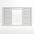 Nova <br> Titan Sliding Doors for 4m Titan Pergola - White
