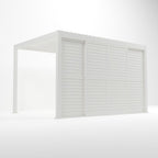 Nova <br> Titan Sliding Doors for 4m Titan Pergola - White