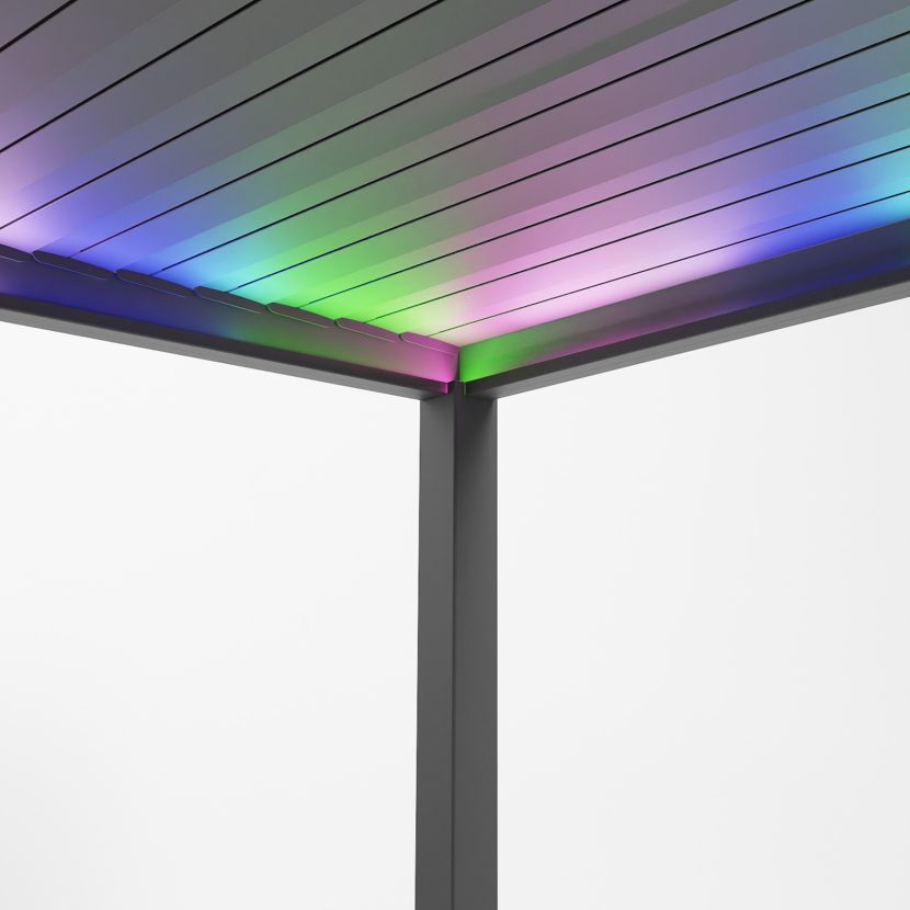 Nova <br> Titan Plus LED 6m x 3m Pergola Grey
