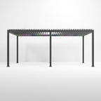 Nova <br> Titan Plus LED 6m x 3m Pergola Grey