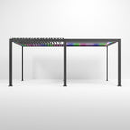 Nova <br> Titan Plus LED 6m x 3m Pergola Grey