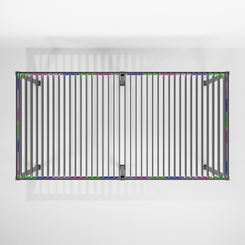 Nova <br> Titan Plus LED 6m x 3m Pergola Grey