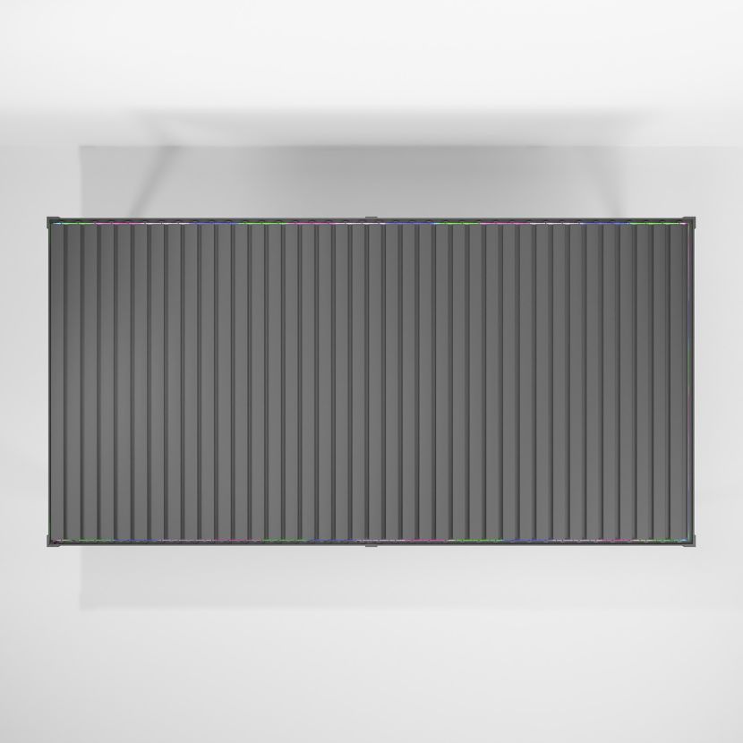 Nova <br> Titan Plus LED 6m x 3m Pergola Grey