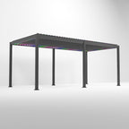 Nova <br> Titan Plus LED 6m x 3m Pergola Grey