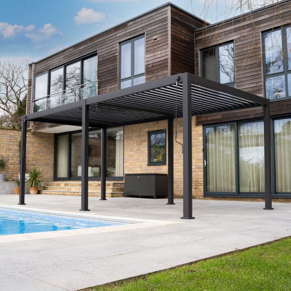 Nova <br> Titan 5.3m x 3m Pergola Grey