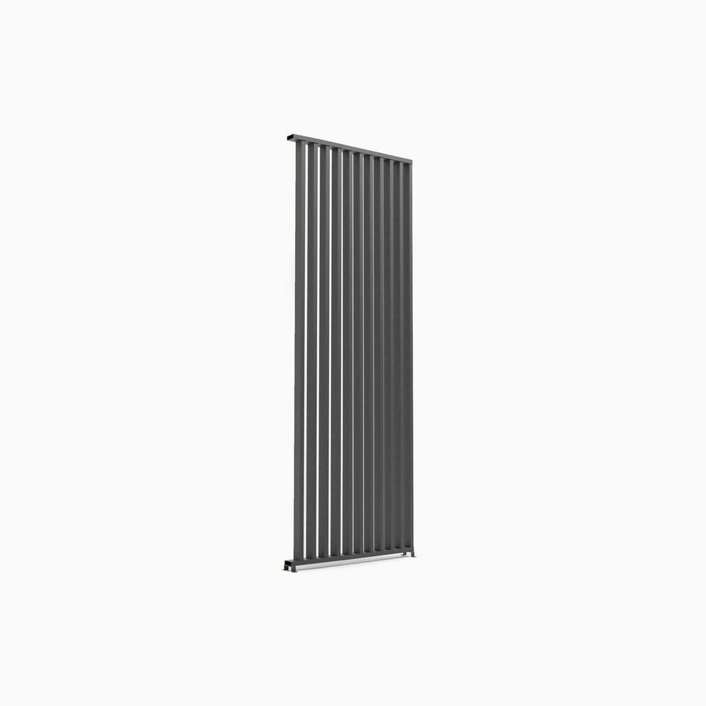 Nova <br> 1m Vertical Louvre Side Wall Panel - Grey