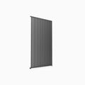 Nova <br> 1.3m Vertical Louvre Side Wall Panel - Grey