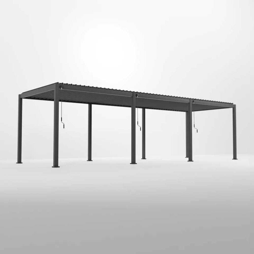 Nova <br> Titan Pergola - 9.0m x 3.0m Pergola - Grey