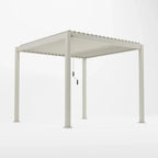Nova <br> Titan Aluminium 3M x 3M Freestanding Pergola - Pebble