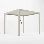Nova <br> Titan Aluminium 3M x 3M Freestanding Pergola - Pebble